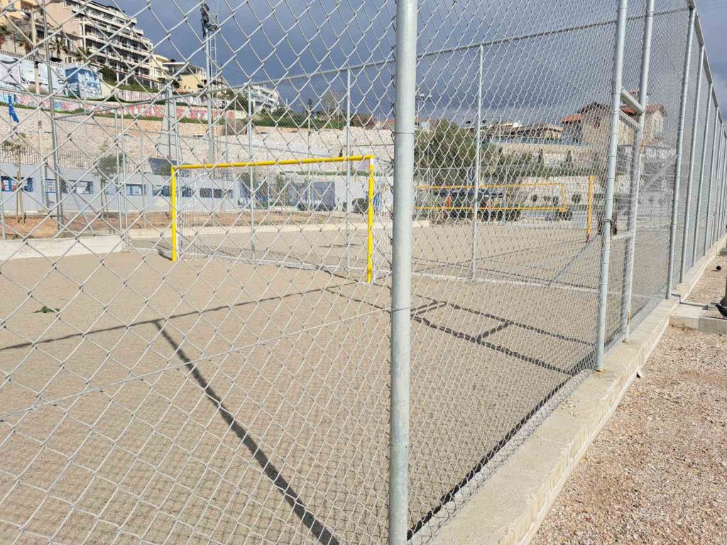 Περιφράξεις γηπέδων στα Βοτσαλάκια Πειραιά